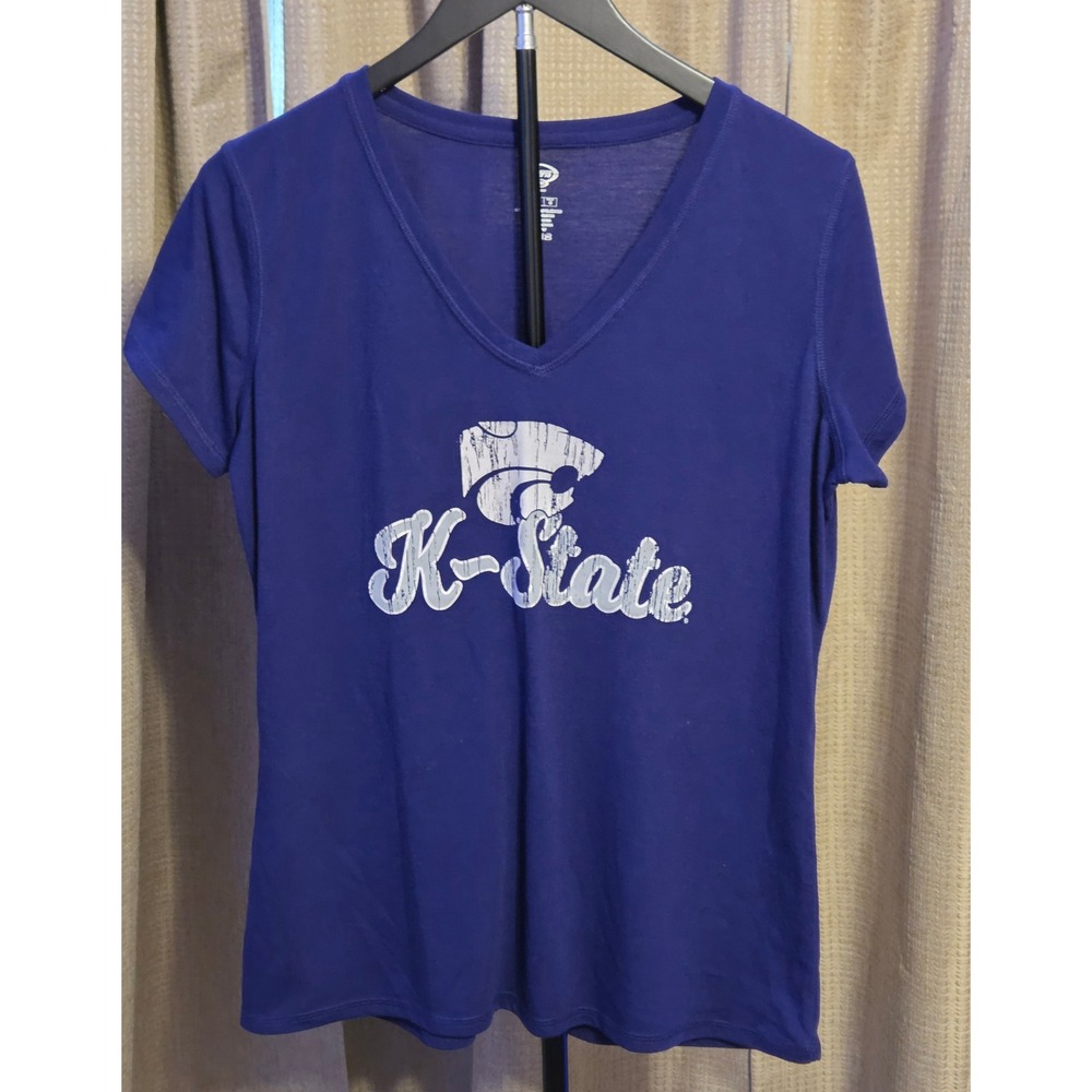 Concepts‎ Kansas State Wildcats Sleepwear T-Shirt Women's Size Large Purple